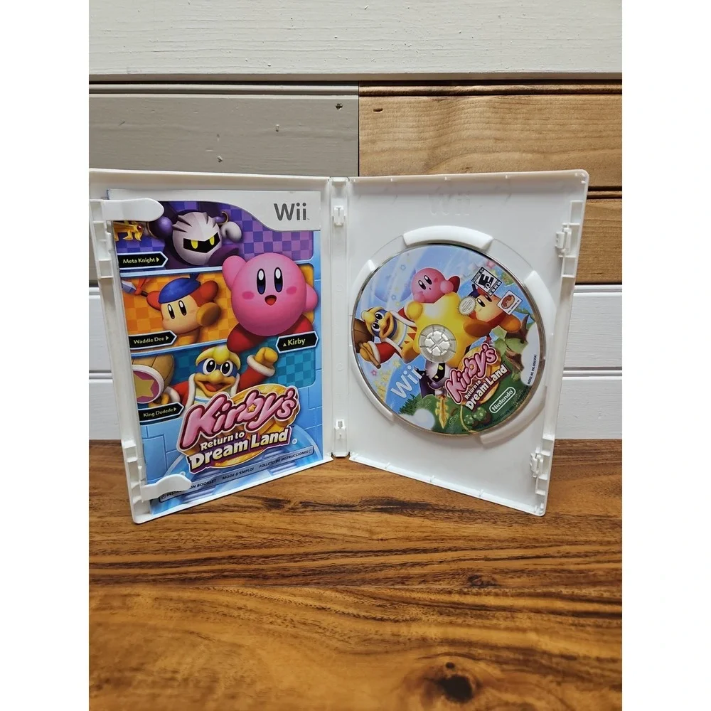 Kirby's Return to Dream Land (Nintendo Wii, 2008) Complete CIB